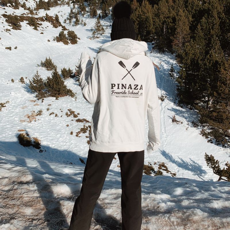 PINAZA - WHITE HOODIE FREERIDE